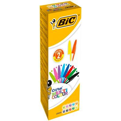 bic 926381 Crystal Nero Blu Verde Azzurro Verde Chiaro Arancione Rosa Porpora Rosso Turchese Penna A Sfera Retrattile A Clip 20 Pezzi - 926381 bic 926381 Crystal Nero Blu Verde Azzurro Verde Chiaro Arancione Rosa Porpora Rosso Turchese Penna A Sfera Retrattile A Clip 20 Pezzi - 926381