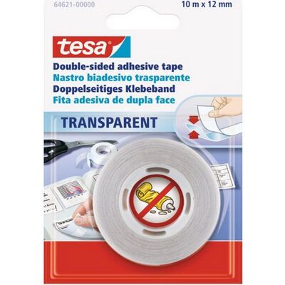 tesa 64621 Nastro Biadesivo Trasparente Mm 12x 10 Mt - 64621 tesa 64621 Nastro Biadesivo Trasparente Mm 12x 10 Mt - 64621