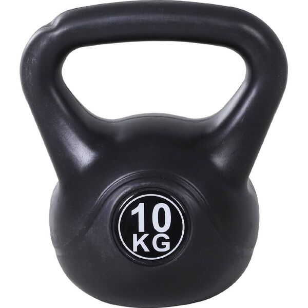 dechome a51076v01 kettlebell 10 kg per allenamento cross training nero - a51076v01