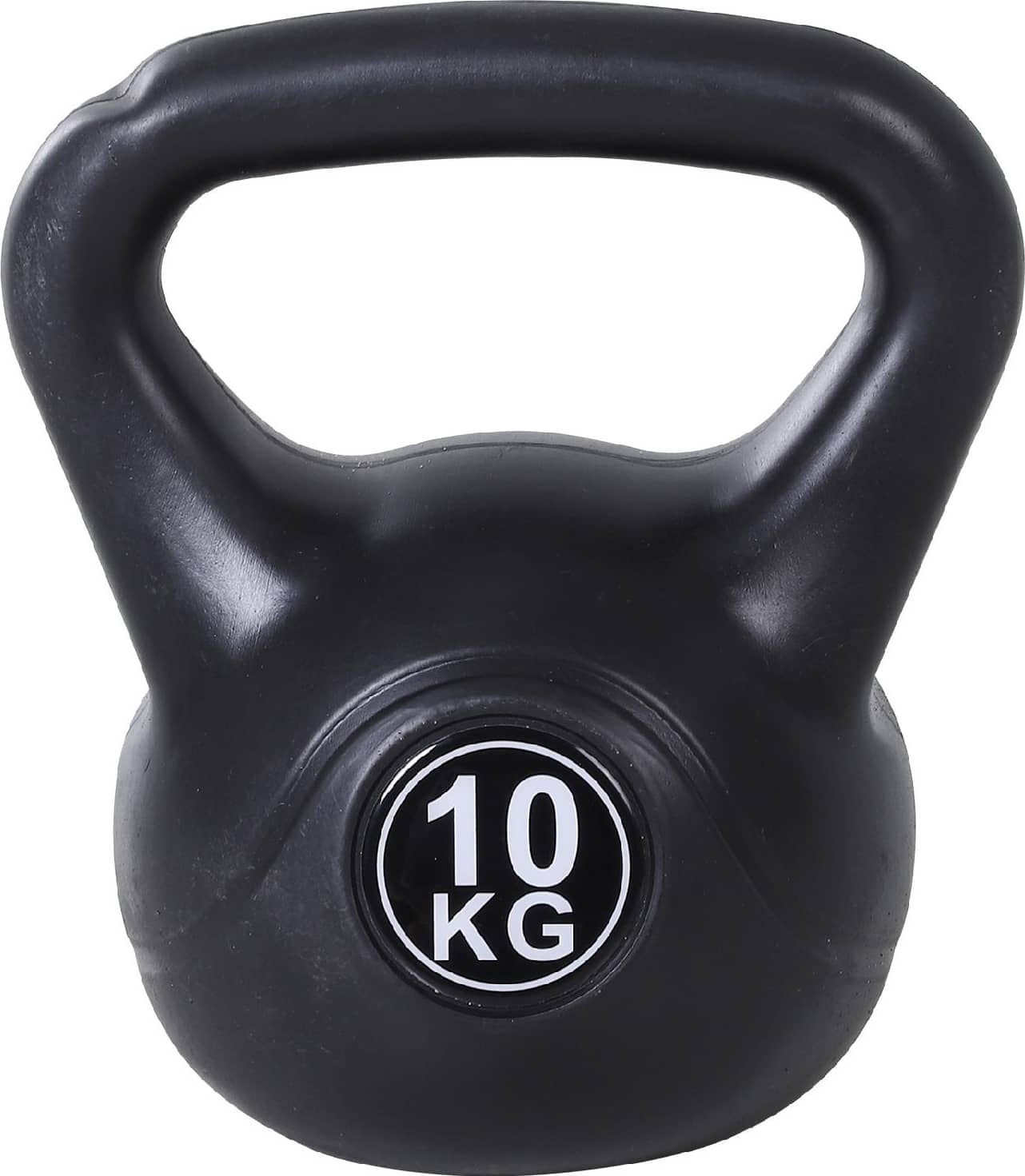 dechome a51076v01 kettlebell 10 kg per allenamento cross training nero - a51076v01