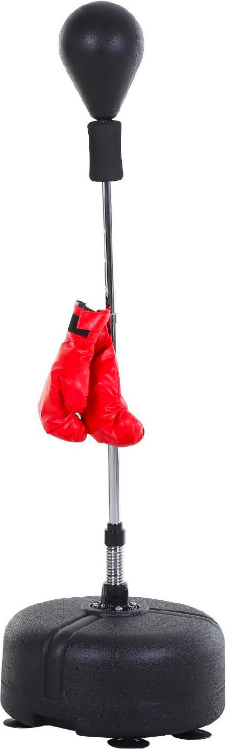 dechome a51057bk punching bal lt sacco boxe da terra con guantoni inclusi altezza regolabile - a51057bk