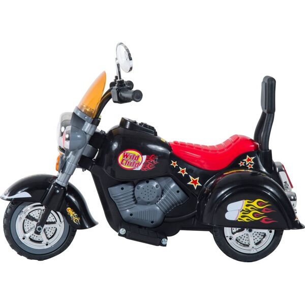 dechome 370005 moto elettrica per bambini con 3 ruote 6v 3+ anni colore nero - 370005