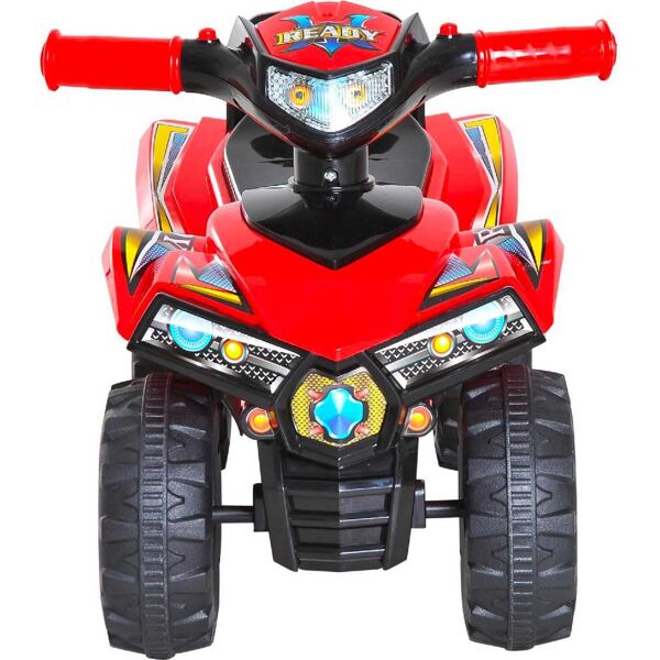 dechome 370054 macchina elettrica per bambini quad elettrico con suoni e luci 1+ anni colore rosso - 370054