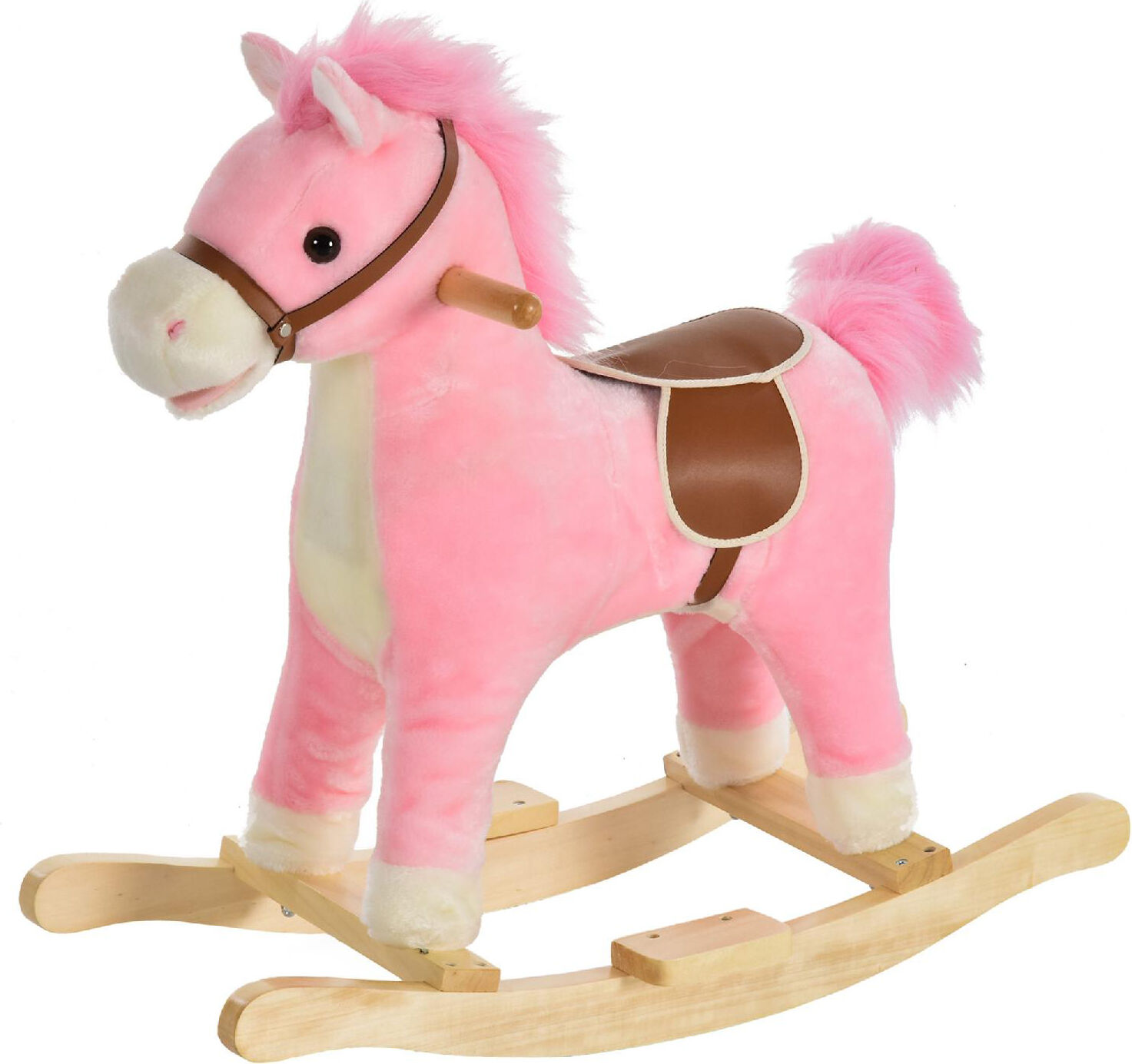 dechome 109pk/330 cavallo a dondolo per bambini 36-72 mesi rosa - 109pk/330