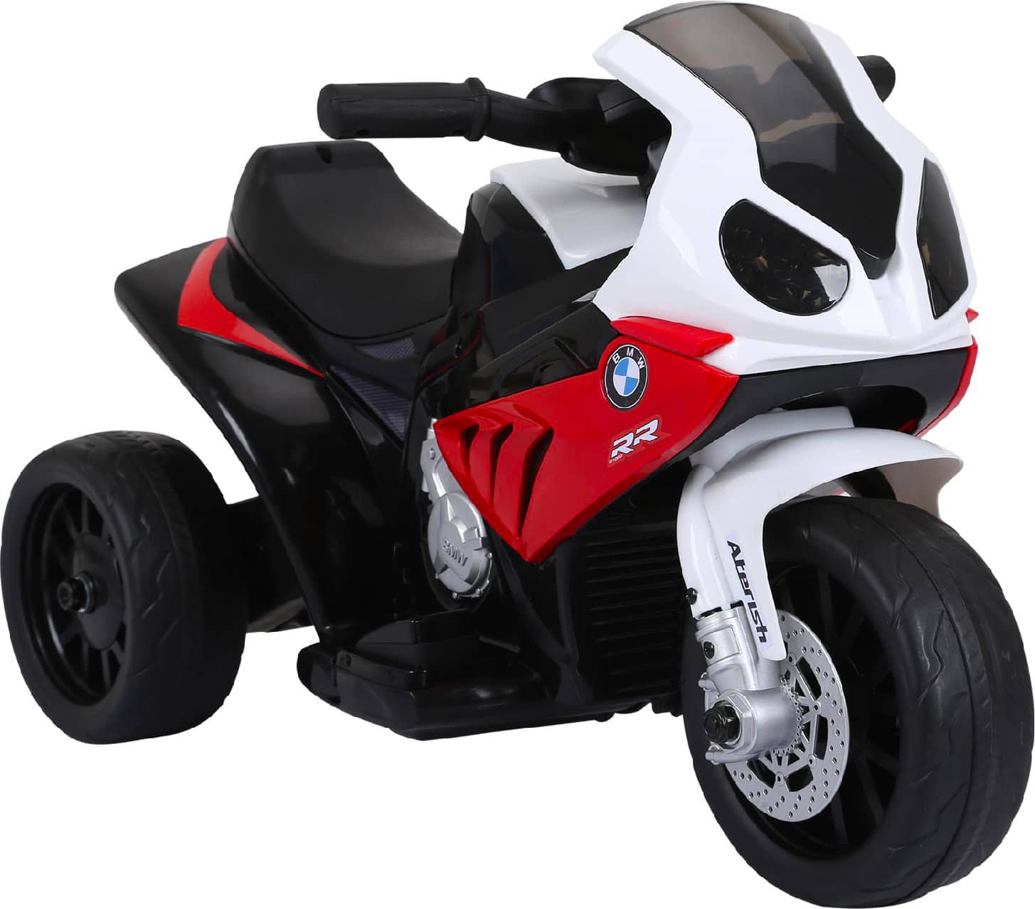 dechome 370064rd moto elettrica per bambini bmw s1000rr a 3 ruote con luci e suoni 3+ anni colore rosso - 370064rd