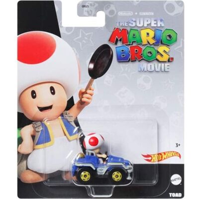 Mattel Gbg25 Hot Wheels Mario Kart Diecast Veicolo Giocattolo Per Bambini Da 3+ Anni - Toad Mattel Gbg25 Hot Wheels Mario Kart Diecast Veicolo Giocattolo Per Bambini Da 3+ Anni - Toad
