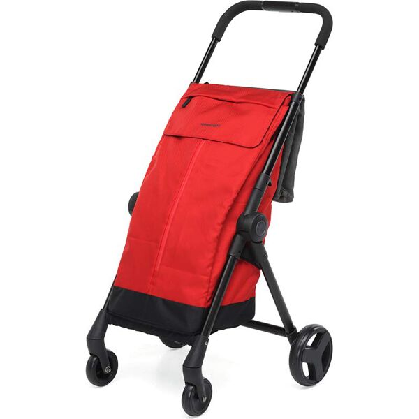 foppapedretti 9702002501 carrello spesa go fast h 103/98/93 p 61 lt 51 telaio in alluminio rosso - 9702002501