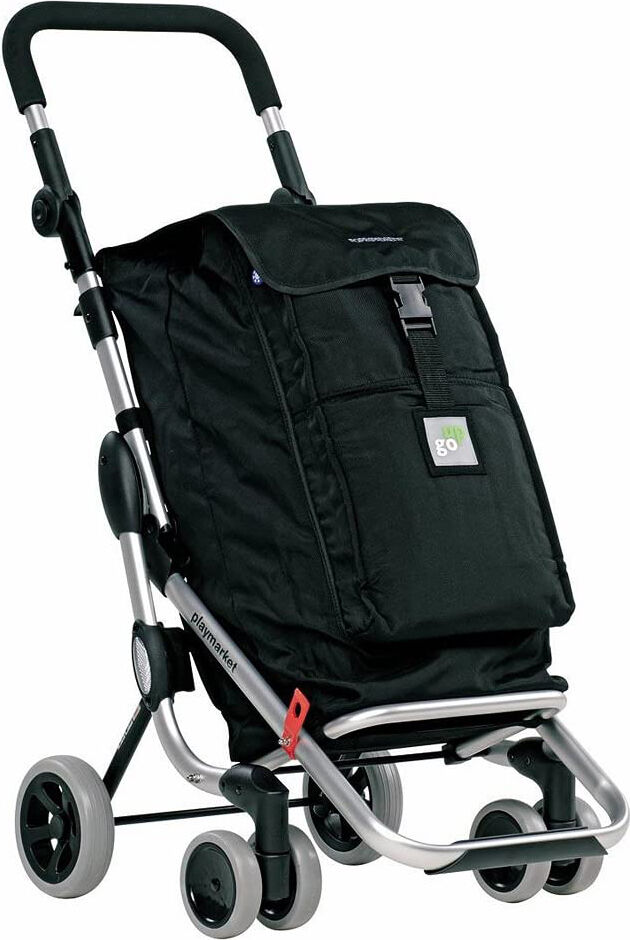 foppapedretti foppagoupnero carrello portaspesa innovativo 38 l nero - foppagoupnero