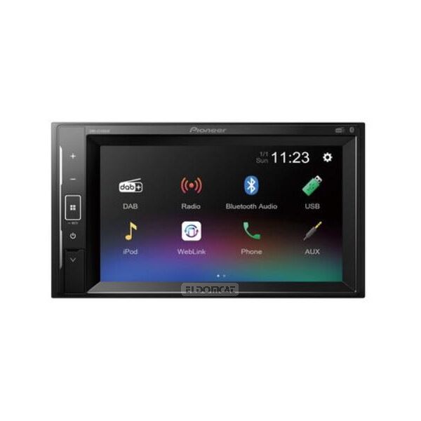 pioneer dmh-a240dab autoradio 2 din schermo 6.2 radio dab+ bluetooth usb - dmh-a240dab