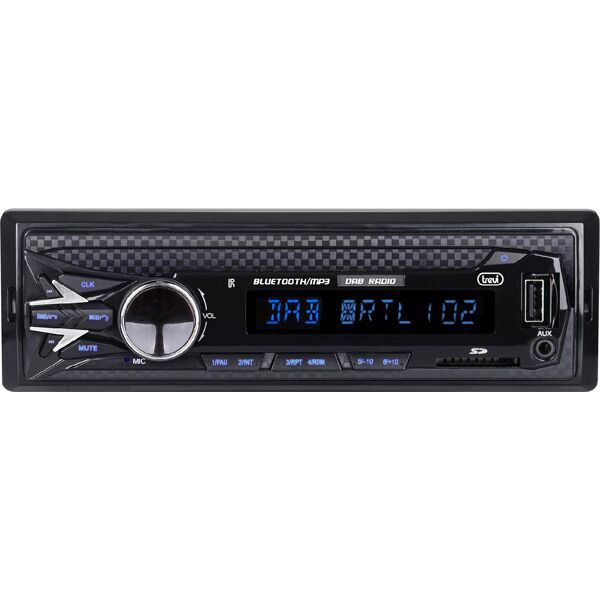 trevi scd 5751 dab autoradio bluetooth 1 din usb radio dab+ lettore mp3 aux colore nero - scd5751dab