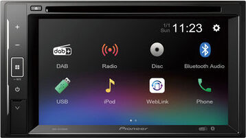 pioneer avh-a240dab autoradio 6.2 2 din radio dab+ usb lettore cd/dvd - avh-a240dab