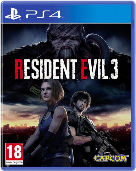 capcom Sp4r25 Videogioco Resident Evil 3 Playstation 4 Horror 18+ - Sp4r25