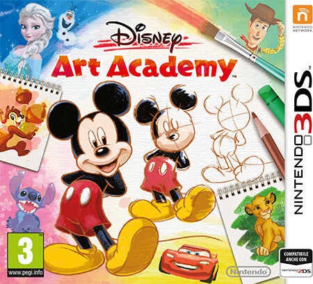 2234149 Disney Art Academy, Videogioco Per Nintendo 3ds Lingua Eng Pegi 3 - 2234149