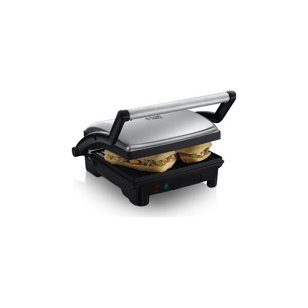 russell hobbs 17888 bistecchiera elettrica doppia piastra antiaderente potenza 1800 watt - panini maker 17888