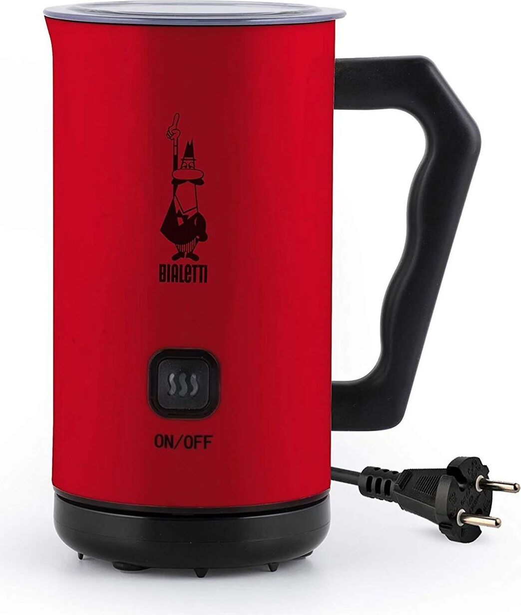 bialetti mkf02 montalatte elettrico capacità 150 / 300 ml monta o riscalda il latte colore rosso - mkf02 milk frother