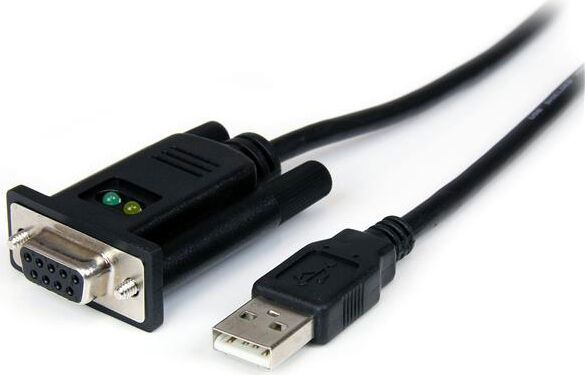 startech icusb232ftn cavo adattatore seriale dce 1 porta usb a rs232 db9 null modem con ftdi - icusb232ftn