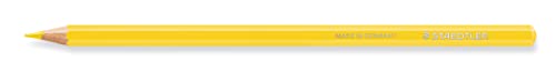 Staedtler Matite colorate Design Journey, giallo, altamente pigmentate, mina morbida, legno proveniente da foreste certificate PEFC, classica forma esagonale, 6 matite colorate in scatola pieghevole,