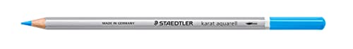 Staedtler Karat 125 M24 Confezione professionale di 6 matite colorate acquarellabili blu