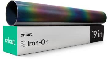 Cricut Riflettente Rainbow TERMOSABILE 12X19 (1) Reflective Iron-On, Vinile, Arcobaleno, 30,5cm x 48cm