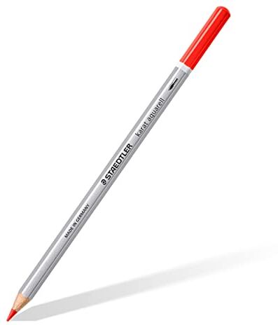 Staedtler Karat 125 M24 Confezione professionale di 6 matite colorate acquarellabili rosso