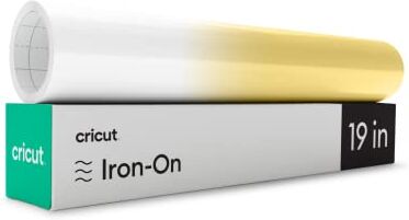 Cricut Clr CHNGE PASTL Ylw 12X19 (1) Colour-Changing Iron-On-UV Activated, Vinile, Bianco <-> Giallo, 30,5cm x 48cm