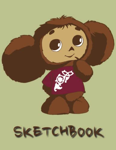 Designs, Infinul Cheburashka Monster Sketch Book: Notebook for Drawing, Writing, Painting, Sketching or Doodling, 110 Pages, 8.5x11