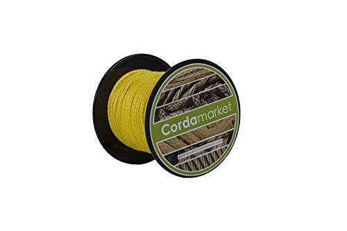 Cordamarket Driza Dyneema Corda, Unisex Adulto, Unisex adulto, , giallo, 20