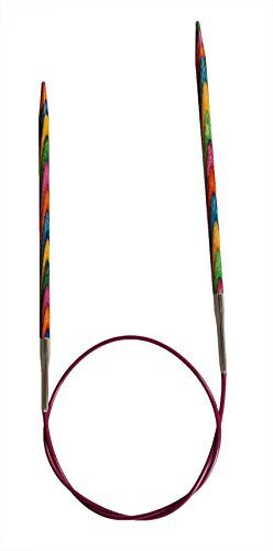 KnitPro 80 cm x 3,25 mm Ferri circolari Symfonie fissi, Multicolori