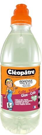 Cléopâtre CLEOPATRE Colla trasparente Giochi e artigianato Colla Unisex per adulti Flacone da 500 ml