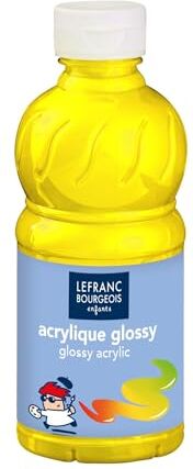 Lefranc Bourgeois LeFranc  Bottiglia acrilica, 250 ml, Colore: Giallo primario