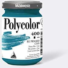 Maimeri colore acrilico Polycolor Blu Primario-Cyan 125 Ml