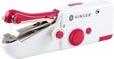 Singer Stitch Sew Quick Mini mechanical sewing machine AA Battery White