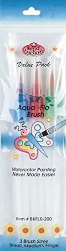 Royal Brush Big Kid's Choice Set di pennelli Aqua-Flo, multicolore