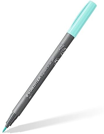 Staedtler Pigment Arts 371-505 Penna a pennello, confezione da 10, colore: menta