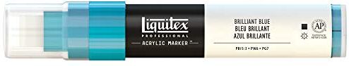 LIQUITEX Pennarello Acrilico, Blu (Blu Brillante), 8 15 mm