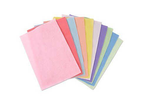 Sizzix Fogli di feltro Surfacez 10 pezzi (10 colori pastello)