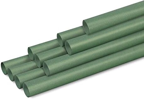 Clairefontaine Una scatola di 10 rotoli di carta kraft riciclata colorata Dimensioni: 3 x 0,70 m Kraft riciclato 65 g Colore: verde muschio Confezione regalo, hobby creativi, fai da