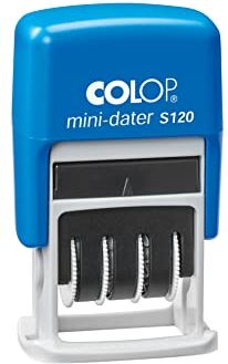 Colop Mini-Dater  , colore impronta nero, data TEDESCO