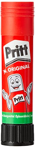 Pritt Penna adesiva, colla sicura e adatta ai bambini per arte e artigianato, adesivo forte per articoli scolastici e per ufficio, 1x 11 g Pen