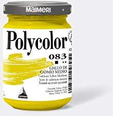 Maimeri POLYCOLOR 140 ML Pittura Vinile fine Colore Colore Giallo cadmio medio