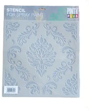 ART Stencil per dipingere con spray STENCIL 30 x 30 N° 4, Unico, Standard