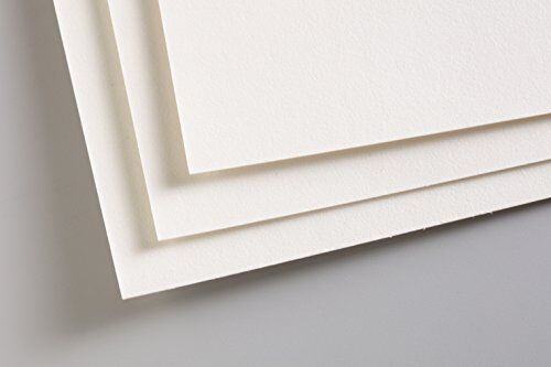 Clairefontaine Set 5 fogli carta Pastelmat 70x100 cm 360g, bianco