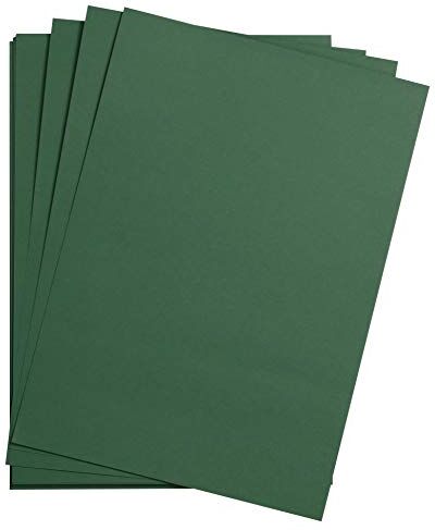 Clairefontaine Confezione di carta Maya 25 Fogli di carta da disegno Liscia Verde antico A3 29,7x42 cm 185g Ideale per il Disegno e le attività creative