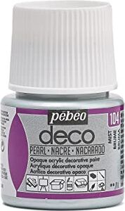 Pébéo Colore Acrilico Opaco, 1 bottiglietta da 45 ml, Colore: Madreperla