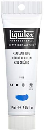 LIQUITEX Heavy Body Colore Acrilico Professionale Denso, ad Alta Viscosità, Blu (Blu Cölin), 59 ml