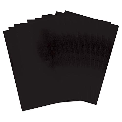 Sizzix Plastica termoretraibile  Surfaces, 8 1/2" x 11", nera, 10 fogli