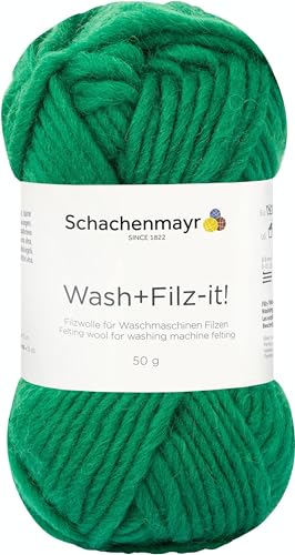 Schachenmayr Wash+Filz-It!, 50G grass green Filati Di Feltro