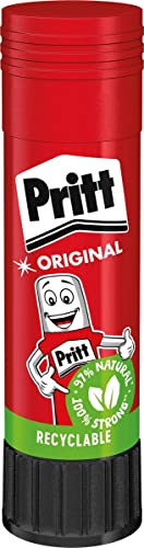 Pritt Penna adesiva, colla sicura e adatta ai bambini per lavori artistici e artigianali, adesivo potente per la scuola e l’ufficio, 1x 22 g Pen