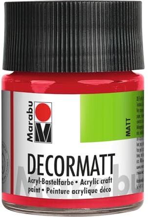 Marabu Vernice acrilica "Decoropac", rosso ciliegia, 50 ml, in barattolo VE = 1