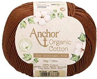 Schachenmayr Anchor 00157 Cotone organico a 4 fili, ca. 125 m, 50 g